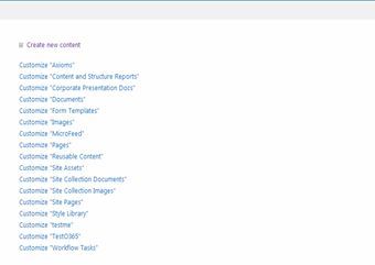 Site Libraries and Lists